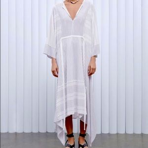 Zara Asymmetrical Striped Sun Dress, SS’21